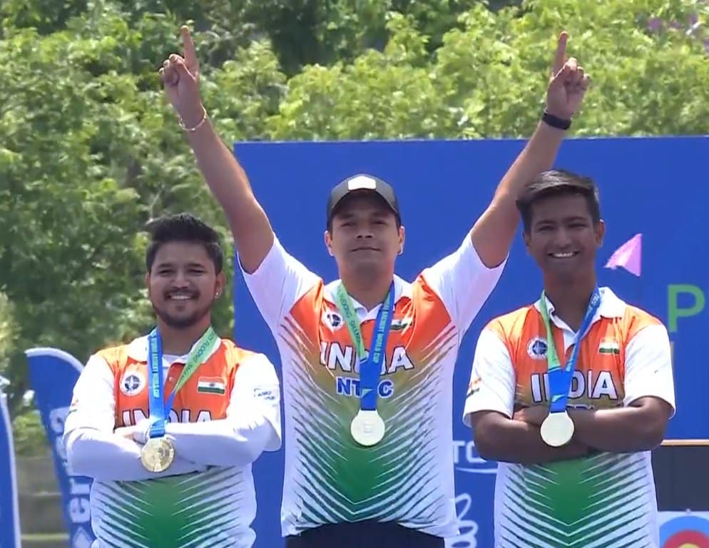 India bersinar di Piala Dunia Panahan: Tim kompleks mengklaim emas, perak, dan perunggu di Shanghai